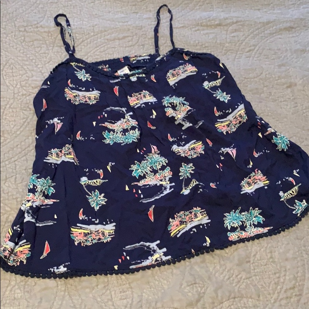 Tropical tank top
